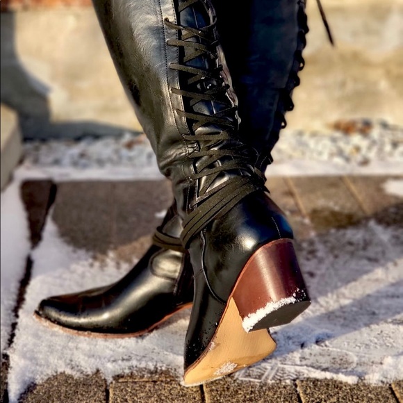 Black Cowboy Western Women’s Boot - Picture 3 of 13